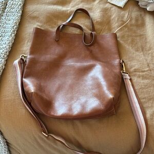 Madewell foldover transport tote